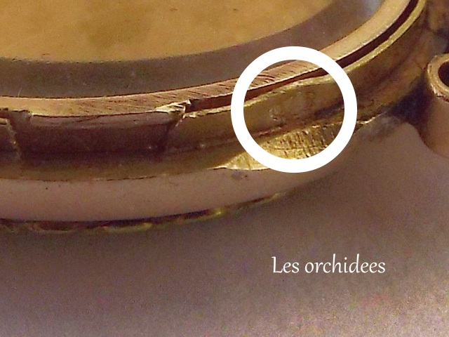 フランスアンティーク18金ロケットペンダント