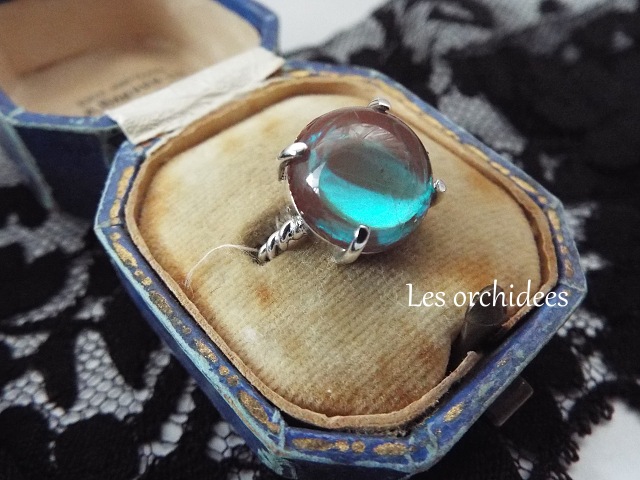 antique sapiret ring