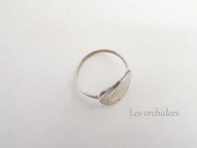 france antique sv coin ring