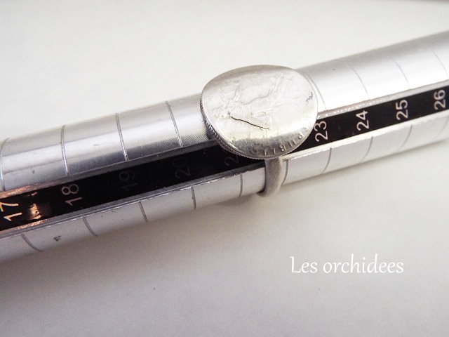 france antique sv coin ring