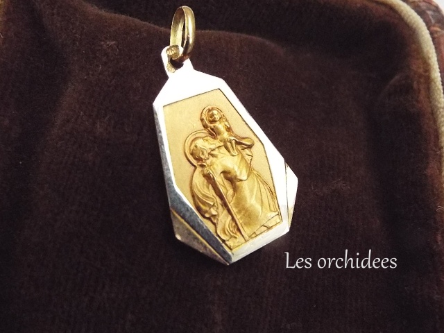 フランスヴィンテージ 18金メダイ
