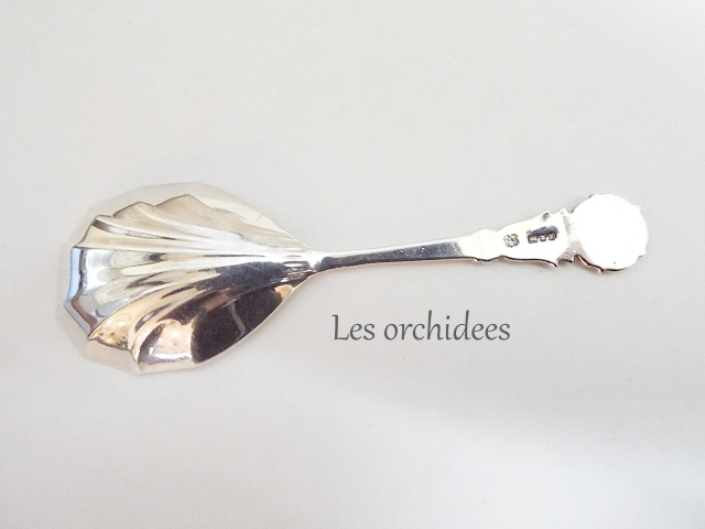 uk vintage sterling silver tea caddy spoon tudor rose