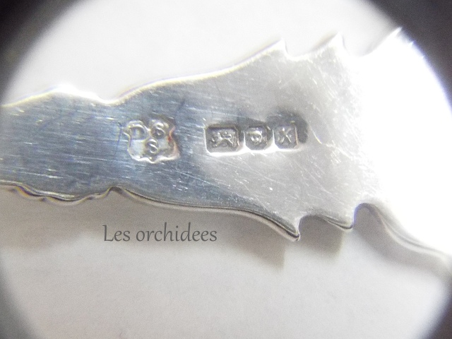 uk vintage sterling silver tea caddy spoon tudor rose