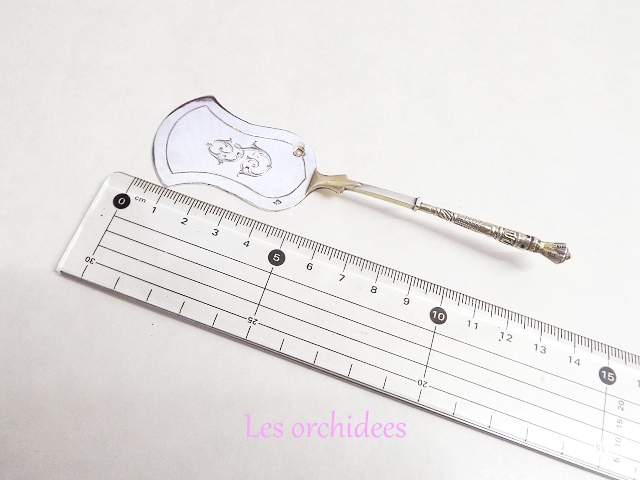 フランスアンティーク純銀デザートサーヴィング4本セット