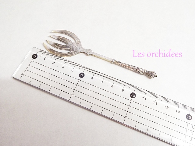 フランスアンティーク純銀デザートサーヴィング4本セット