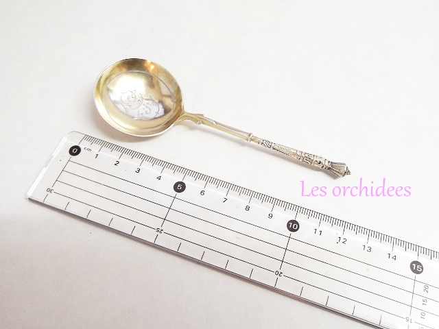 フランスアンティーク純銀デザートサーヴィング4本セット